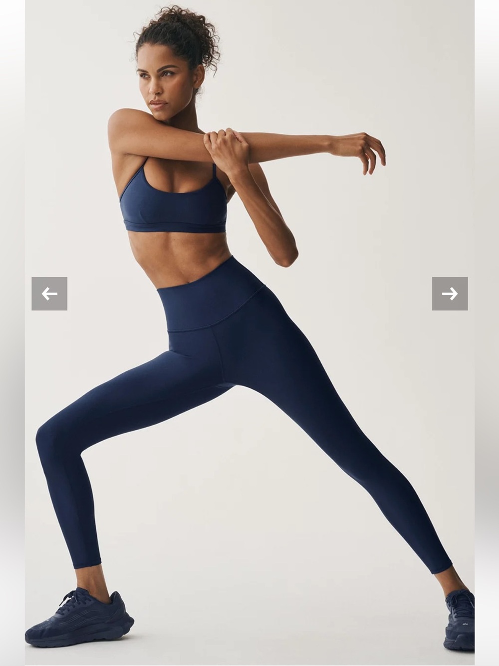 Alo Yoga 7/8 High-Waist Airlift Legging in Navy